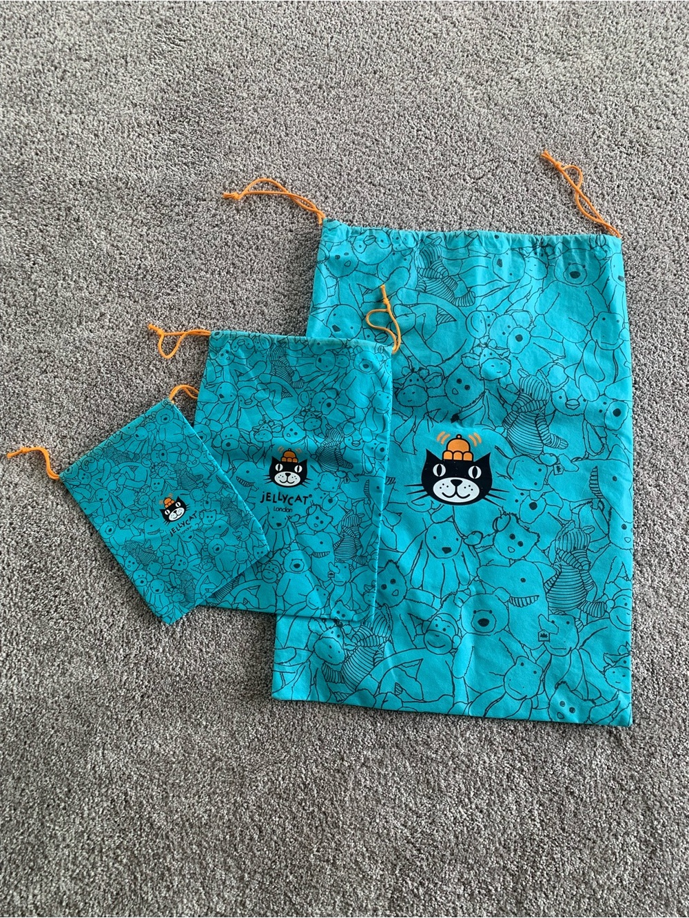 Jellycat Classic Drawstring Pouch Bags